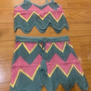 19. 2pc Crochet Skirt Set
